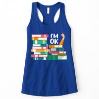 Reading Book Lovers I'm Ok National Book Lovers Day Cute Gift Womens Tank Top