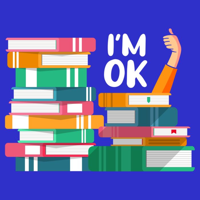 Reading Book Lovers I'm Ok National Book Lovers Day Cute Gift Womens Tank Top