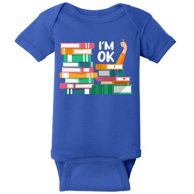Reading Book Lovers I'm Ok National Book Lovers Day Cute Gift Baby Bodysuit