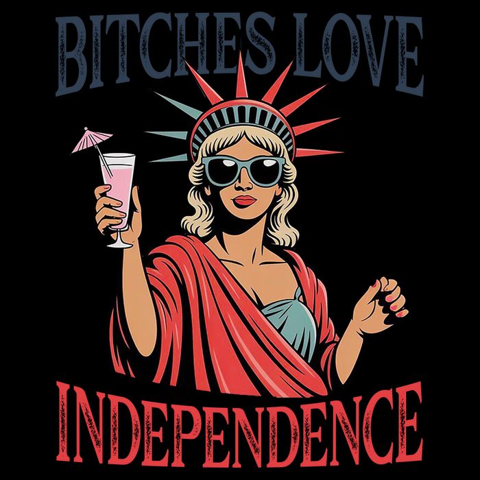 Retro Bitches Love Independence Funny Mug