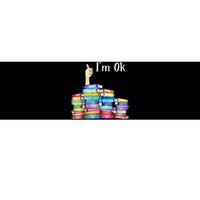 Reading Book Lovers I'm Ok National Book Lovers Day Bumper Sticker