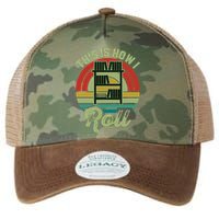 Retro Book Librarian This Is How I Roll Book Legacy Tie Dye Trucker Hat