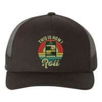 Retro Book Librarian This Is How I Roll Book Yupoong Adult 5-Panel Trucker Hat