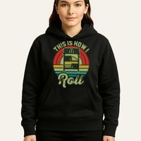Retro Book Librarian This Is How I Roll Book Hoodie