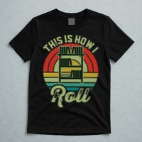 Retro Book Librarian This Is How I Roll Book T-Shirt