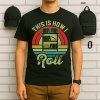 Retro Book Librarian This Is How I Roll Book T-Shirt