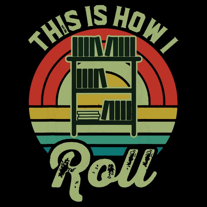 Retro Book Librarian This Is How I Roll Book Backpack