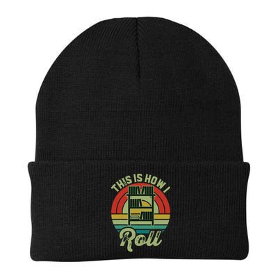Retro Book Librarian This Is How I Roll Book Beanie