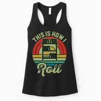 Retro Book Librarian This Is How I Roll Book Womens Tank Top