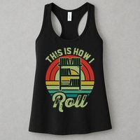 Retro Book Librarian This Is How I Roll Book Womens Tank Top