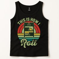 Retro Book Librarian This Is How I Roll Book Tank Top