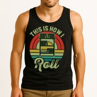 Retro Book Librarian This Is How I Roll Book Tank Top