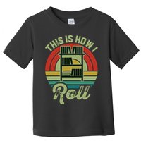Retro Book Librarian This Is How I Roll Book Toddler T-Shirt