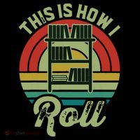 Retro Book Librarian This Is How I Roll Book Womens T-Shirt
