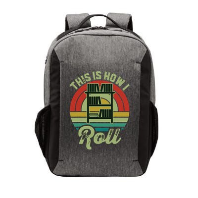 Retro Book Librarian This Is How I Roll Book Vector Backpack