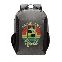 Retro Book Librarian This Is How I Roll Book Vector Backpack