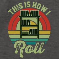 Retro Book Librarian This Is How I Roll Book Vector Backpack