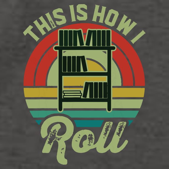 Retro Book Librarian This Is How I Roll Book Vector Backpack