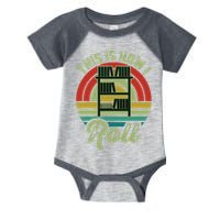 Retro Book Librarian This Is How I Roll Book Infant Baby Jersey Bodysuit