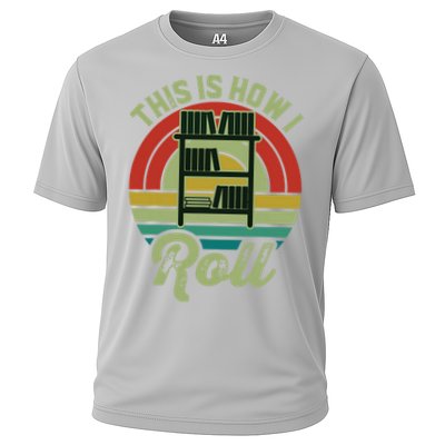 Retro Book Librarian This Is How I Roll Book Performance Shirt