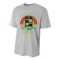 Retro Book Librarian This Is How I Roll Book Youth Performance Sprint T-Shirt