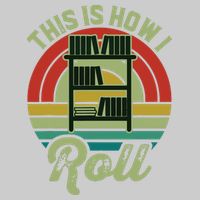 Retro Book Librarian This Is How I Roll Book Tie-Dye T-Shirt