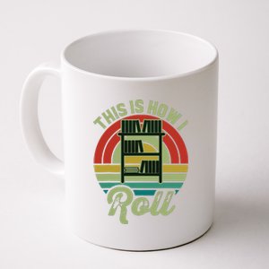 Retro Book Librarian This Is How I Roll Book Coffee Mug