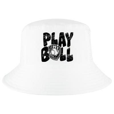 Retro Baseball Lover Team Sport Play Ball Baseball Game Day Cool Comfort Performance Bucket Hat