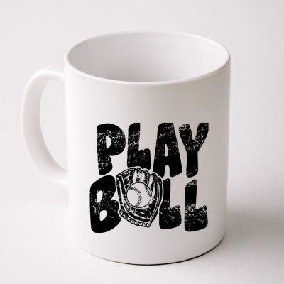 Retro Baseball Lover Team Sport Play Ball Baseball Game Day Mug