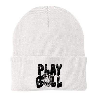Retro Baseball Lover Team Sport Play Ball Baseball Game Day Beanie