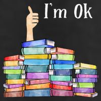 Reading Book Lovers I'm Ok National Book Lovers Day Adult Drive Performance Visor