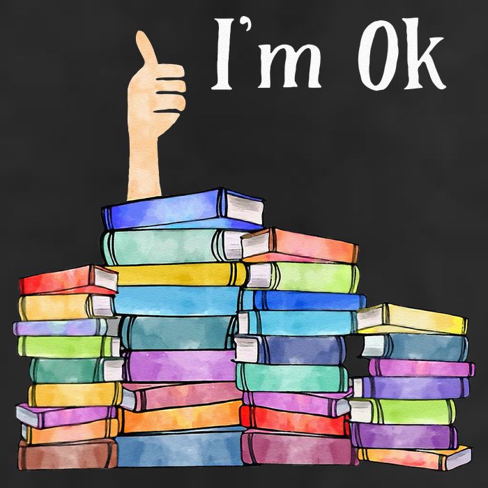 Reading Book Lovers I'm Ok National Book Lovers Day Adult Drive Performance Visor