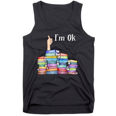 Reading Book Lovers Im Ok National Book Lovers Day Tank Top