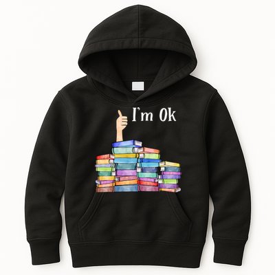 Reading Book Lovers Im Ok National Book Lovers Day Kids Hoodie