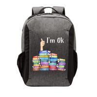 Reading Book Lovers Im Ok National Book Lovers Day Vector Backpack