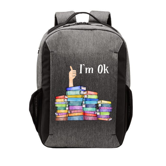 Reading Book Lovers Im Ok National Book Lovers Day Vector Backpack