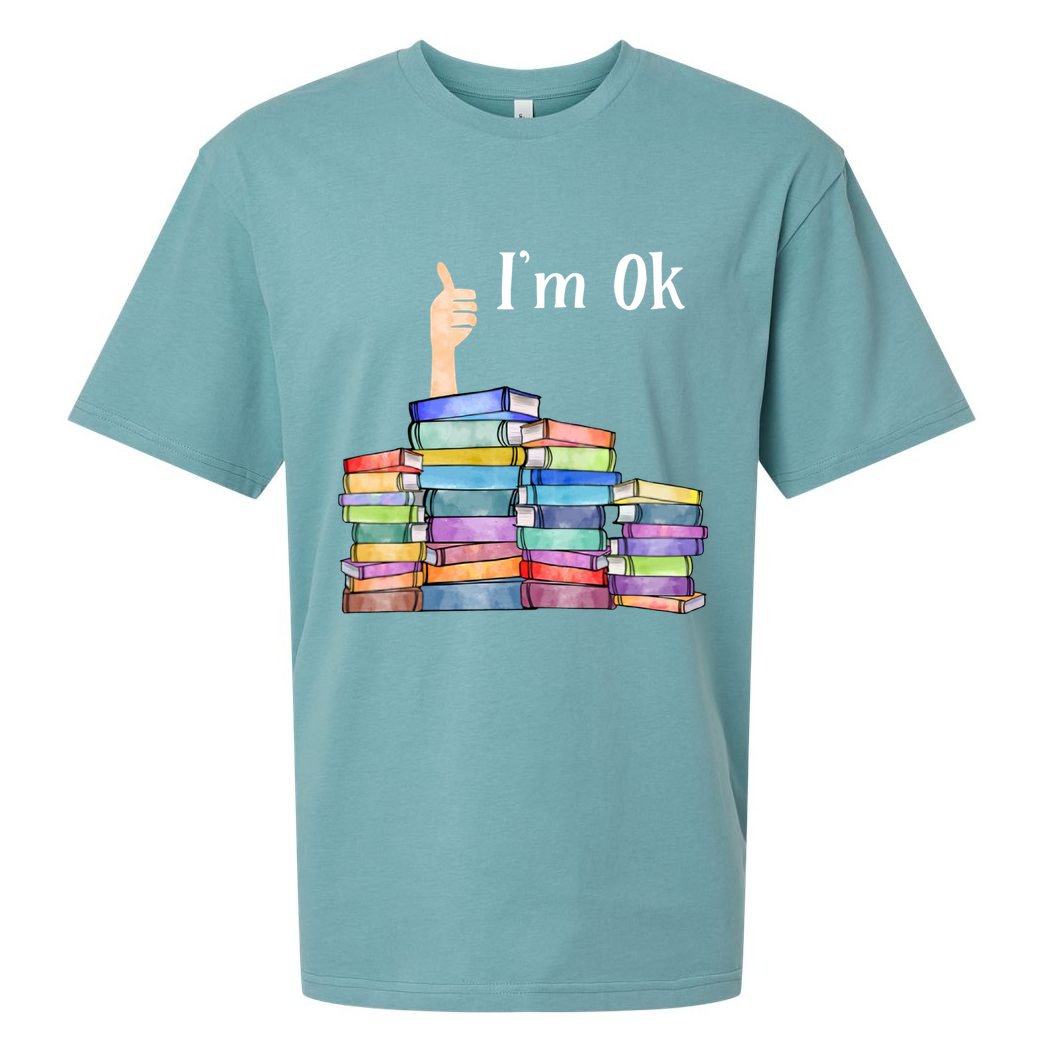 Reading Book Lovers Im Ok National Book Lovers Day Sueded Cloud Jersey T-Shirt