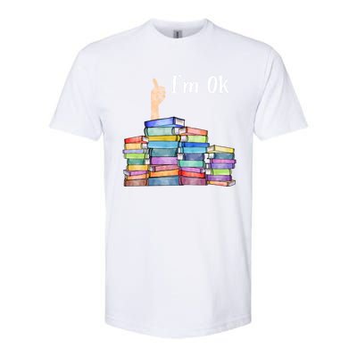 Reading Book Lovers Im Ok National Book Lovers Day Softstyle CVC T-Shirt