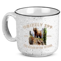 Retro Bear Lover Queen Of The Tetons Grizzly 399 Wildlife 15oz Campfire Ceramic Mug