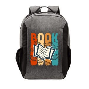 Retro Book Lovers Bookish Bookworm Gift Vector Backpack