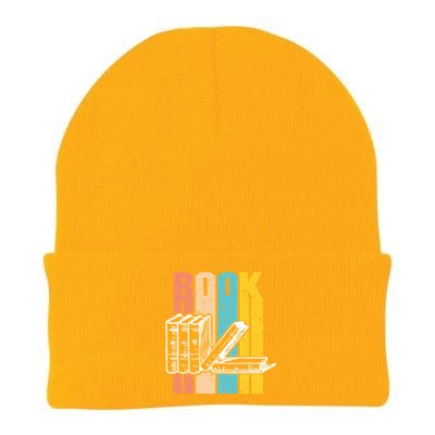 Retro Book Lovers Bookish Bookworm Cute Gift Knit Cap Winter Beanie