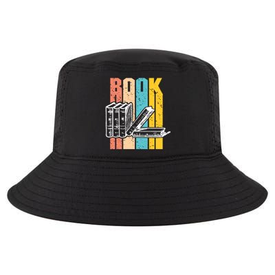 Retro Book Lovers Bookish Bookworm Cute Gift Cool Comfort Performance Bucket Hat