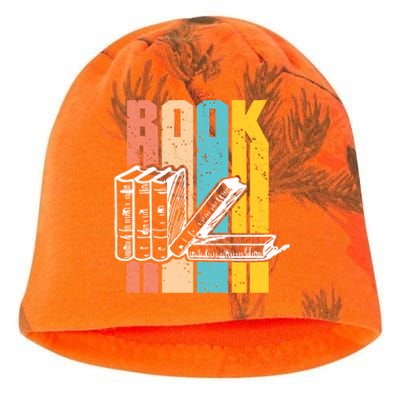 Retro Book Lovers Bookish Bookworm Cute Gift Kati - Camo Knit Beanie