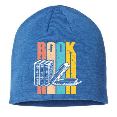 Retro Book Lovers Bookish Bookworm Cute Gift Sustainable Beanie