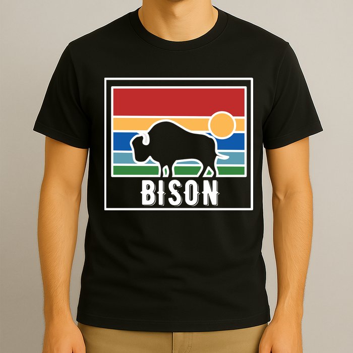 Retro Bison Logo T-Shirt