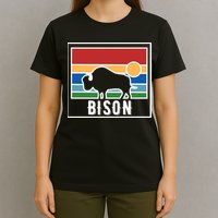 Retro Bison Logo T-Shirt