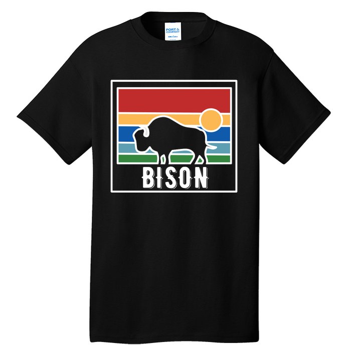 Retro Bison Logo Tall T-Shirt