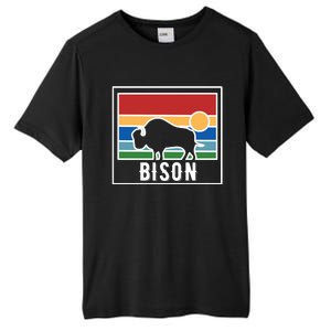 Retro Bison Logo Tall Fusion ChromaSoft Performance T-Shirt