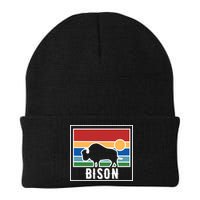 Retro Bison Logo Beanie