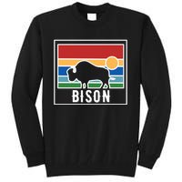 Retro Bison Logo Tall Sweatshirt